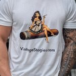 Vintage Cigar Store T Shirt with Merch Logo